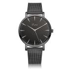 Lvpai Relogio Feminino Gold Watch Women Stainless Steel Mesh Band Big Dial Watches Analog Quartz Clock CF