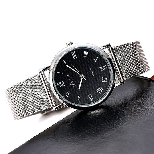 Lvpai Watches Women Men Bracelet Watch Silver Mesh Band Wristwatches Casual Simple Electronic Clock Relojes CF