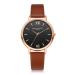 Lvpai Wathces Women Relogio Feminino Elegant Dress Clock Retro Design PU Leather Band Analog Quartz Wrist Watch CF