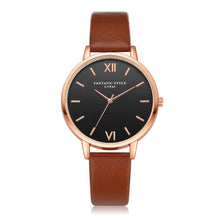 Lvpai Wathces Women Relogio Feminino Elegant Dress Clock Retro Design PU Leather Band Analog Quartz Wrist Watch CF