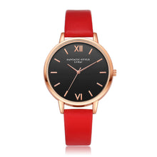 Lvpai Wathces Women Relogio Feminino Elegant Dress Clock Retro Design PU Leather Band Analog Quartz Wrist Watch CF