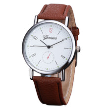 Malloom Geneva Watches Women Retro Design Dress Clock PU Leather Band Analog Quartz Watch Relogio Feminino CF
