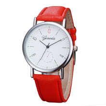 Malloom Geneva Watches Women Retro Design Dress Clock PU Leather Band Analog Quartz Watch Relogio Feminino CF