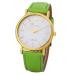Malloom Geneva Women Watches Dress Clock PU Leather Band Analog Quartz Wrist Watch Relogio Feminino CF