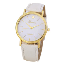 Malloom Geneva Women Watches Dress Clock PU Leather Band Analog Quartz Wrist Watch Relogio Feminino CF