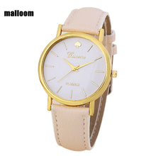 Malloom Geneva Women Watches Dress Clock PU Leather Band Analog Quartz Wrist Watch Relogio Feminino CF