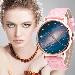 Malloom Watches Woman Rhinestone Crystal Dress Clock Retro Design PU Leather Band Quartz Watch Relogio Feminino CF