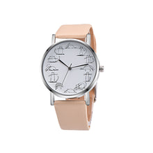 Malloom Watches Women Dress Clock Retro Design Cartoon Cat PU Leather Band Analog Quartz Watch Relogio Feminino CF