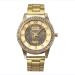 Malloom Watches Women Men Rhinestone Bracelet Dress Clock Stainless Steel Band Analog Watch Relogio Feminino CF