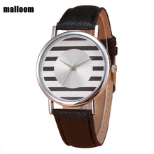 Malloom Watches Womens Retro Design PU Leather Dress Clock Band Analog Quartz Wrist Watch Relogio Feminino CF