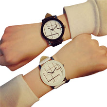 Malloom Lovers Watches Men Women Top Luxury Clock PU Leather Band Quartz Analog Wrist Watch Relogio CF