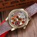 Malloom Watches Women Braided Band Rhinestone Bracelet Dress Clock Analog Quartz Watch Relogio Feminino CF