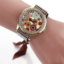 Malloom Watches Women Braided Band Rhinestone Bracelet Dress Clock Analog Quartz Watch Relogio Feminino CF