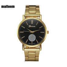 Malloom Watches Women Golden Bracelet Dress Clock Stainless Steel Band Analog Quartz Watch Relogio Feminino CF