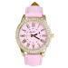 Malloom Watches Women Geneva Rhinestone Crystal Bracelet Dress Clock Relogio Feminino PU Leather Band Roman Watch CF