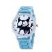 Malloom Watches Women Kitty Cat Pattern Silicone Band Dress Clock Relogio Feminino Quartz Movement Watch CF