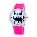 Malloom Watches Women Kitty Cat Pattern Silicone Band Dress Clock Relogio Feminino Quartz Movement Watch CF