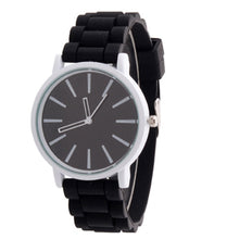 Malloom Women Watches Dress Clock Silicone Jelly Gel Quartz Analog Black Wrist Watch Relogio Feminino CF