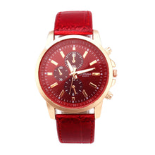 Malloom Women Watches Geneva Dress Clock PU Leather Analog Bracelet Quartz Watch Relogio Feminino CF