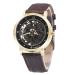 Mechanical Watch Men Top Luxury Relogio Masculino Military Army Clock PU Leather Analog Quartz Neutral Clock CF