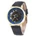 Mechanical Watch Men Top Luxury Relogio Masculino Military Army Clock PU Leather Analog Quartz Neutral Clock CF