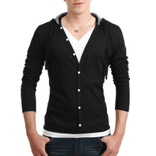 Men Button Design Front Long Sleeve Camiseta Plus Size XXL Men Casual Tshirt Slim T Shirt Tees Tops CF