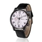 Men Watch Top Luxury PU Leather Business QuartzWatch Retro Design Military Wristwatch Relogio Masculino CF