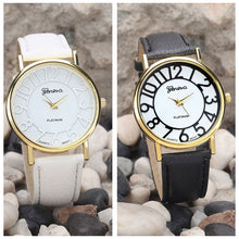 Geneva Watch women Quartz Leather Young Sports Women watch Casual Dress Wristwatches relogios feminino CF