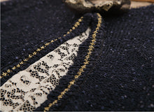 NEW Hot  Women Sweater Autumn Fashion O Neck Solid Knitwear lady Sequined Pullover Sweater bow Lace stitchingpaillette 4207 SM6