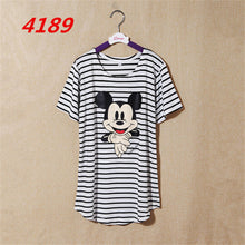 NEW Striped Printed Anchor owl lip women T-shirts short Sleeve t shirts Stretch Cotton tees tops 4185 SM6