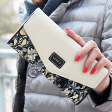 Envelope Women's Purse women wallets Long Card Holder Mobile Zip Handbag Hit Color Design Bolsa CF
