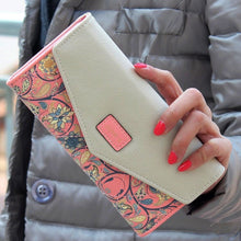 Envelope Women's Purse women wallets Long Card Holder Mobile Zip Handbag Hit Color Design Bolsa CF