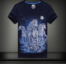 New  Men Print T-shirt Creative Personality 3D Animal Print Men T Shirt Short Sleeve Male Casual Tee Tops Plus Size 71182 SM6