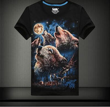 New  Men Print T-shirt Creative Personality 3D Animal Print Men T Shirt Short Sleeve Male Casual Tee Tops Plus Size 71182 SM6