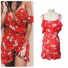 New  European Fashion Elegant Sexy Dress V-neck Vestidos Spaghetti Strap Off The Shoulder Slim Beach Bohemian Women Dresses SM6