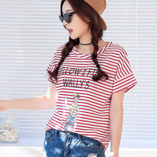 New  Fashion Childlike Cute Embroidery T Shirts Casual Short Sleeve T-shirts Female t shirt Women Tops Tee Plus Size 72643 SM6