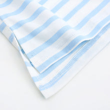 New  Fashion Japanese Style Sweet Embroidered Tie Striped T Shirts Short Sleeve Brief T-shirts Female Plus Size Women Tops SM6