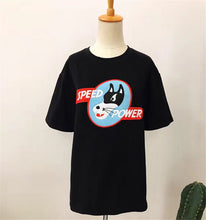 New  Fashion Korean Style Cute Letter Animal Embroidery T Shirts Short Sleeve T-shirts Plus Size Female Women Tops 72638 SM6
