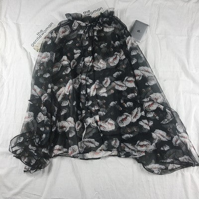 New  Fashion Korean Style Lantern Sleeve Floral Chiffon Blouse Sweet Blusas Sexy Shirt Elegant Women Tops Plus Size 72720 SM6