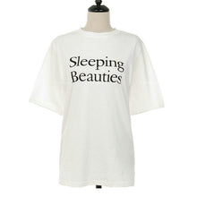 New  Fashion Korean Style Letter Sleeping Beauties Print T Shirts Short Sleeve Casual T-shirts Women Tops Plus Size 72641 SM6