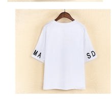 New  Fashion Rabbit Print Letter Embroidery T Shirts Short Sleeve Casual T-shirts Plus Size Female t shirt Women Tops 72645 SM6