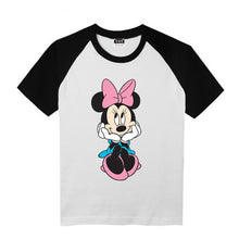 New  Fashion Short Sleeve T-shirts Plus Size Cute Mouse Print Tops S-XL Casual Female t shirts O-neck Women tshirts 72461 SM6