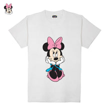 New  Fashion Short Sleeve T-shirts Plus Size Cute Mouse Print Tops S-XL Casual Female t shirts O-neck Women tshirts 72461 SM6