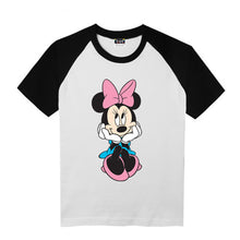 New  Fashion Short Sleeve T-shirts Plus Size Cute Mouse Print Tops S-XL Casual Female t shirts O-neck Women tshirts 72461 SM6