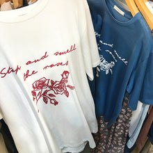 New  Fashion Short Sleeve T-shirts Plus Size Letter Rose Print Tops Casual Female t shirts O-neck Women tshirts 72542 SM6