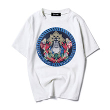 New  Fashion T Shirts Female Short Sleeve Floral Geometric Embroidery t shirt Casual T-shirts Women Tops Tee Plus Size 72649 SM6