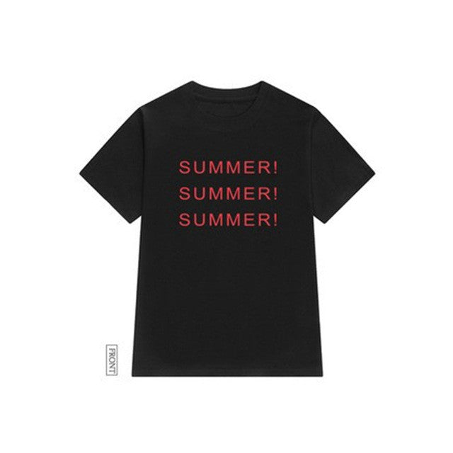 New  Fashion Women T shirts Letter SUMMER Print t-shirt Casual Short Sleeve Female tops 72488 SM6