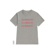 New  Fashion Women T shirts Letter SUMMER Print t-shirt Casual Short Sleeve Female tops 72488 SM6