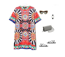 New  Women Summer Fashion Tops Brand Personalized Floral Print T Shirt Plus Size Casual Woman O-Neck Short Sleeve t-shirt SM6