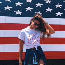 New  Women Summer Street shoot Fashion Tops European Print Letter T Shirt Woman O-Neck Short Sleeve Plus Size t-shirt 72486 SM6